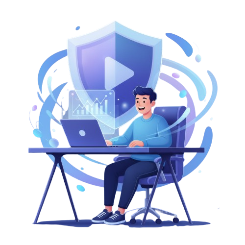 Creator celebrating channel growth analytics